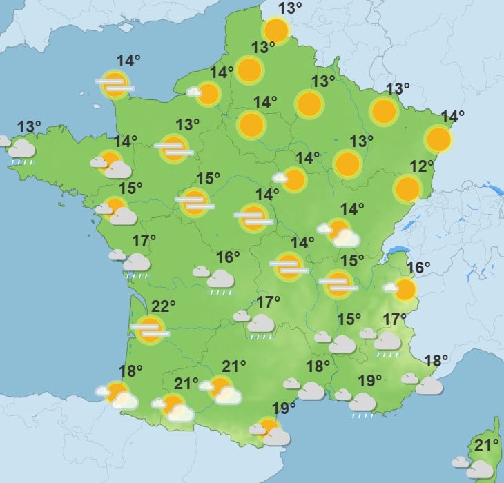 Météo : le soleil résiste au nord, mais le sud bascule vers l’instabilité Météo