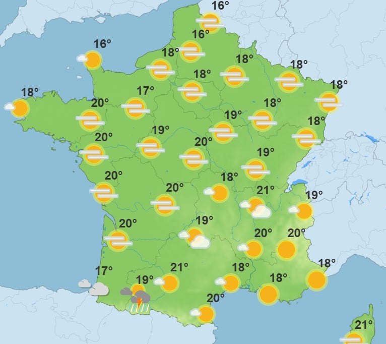 Météo : une dégradation orageuse va toucher une partie du pays, voici les régions concernées Météo