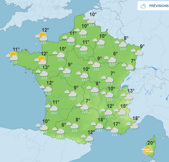 Météo : fin du beau temps, une chute brutale des températures attendue, voici où et quand Météo