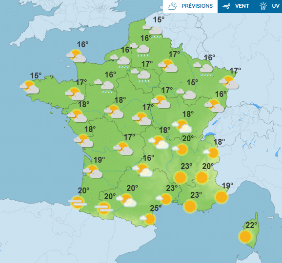 Météo : douceur printanière et premiers signes de forte chaleur ce mercredi 20 mai Météo