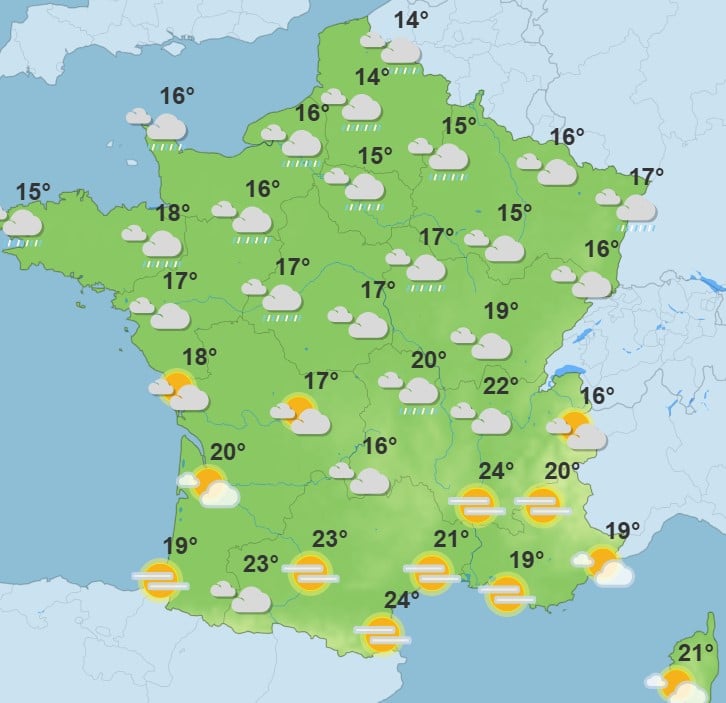Météo : temps automnal sur la moitié du pays, mais voici quand le beau temps fera enfin son retour Météo