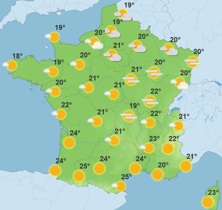 Météo : l'été débarque avant l'heure, il fera 30°C ou plus dans ces régions Météo