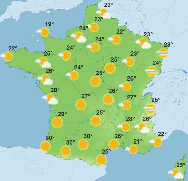 Météo : l'été débarque avant l'heure, il fera 30°C ou plus dans ces régions Météo