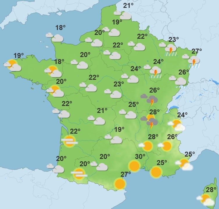 Météo : la vague de chaleur prend fin, mais des orages vont balayer plusieurs régions ce dimanche Météo