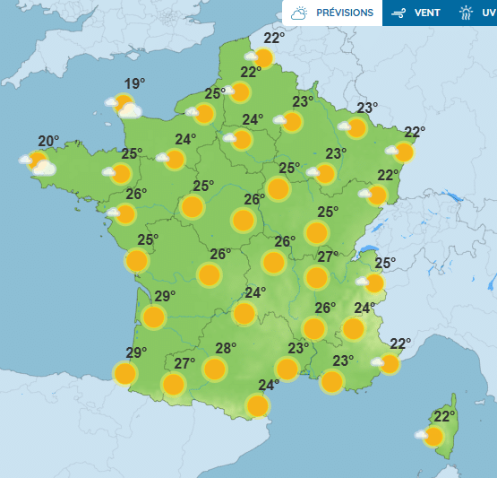 Météo : les températures vont bondir mercredi, voici il il fera le plus chaud Météo