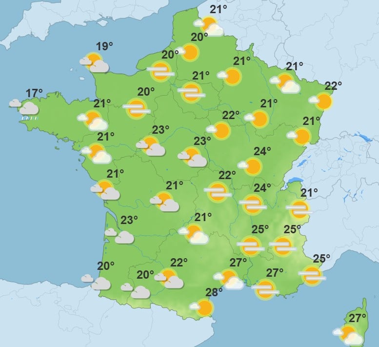 Météo : un 1er juin sous la douceur et le soleil avant l’arrivée d’une nouvelle perturbation Météo