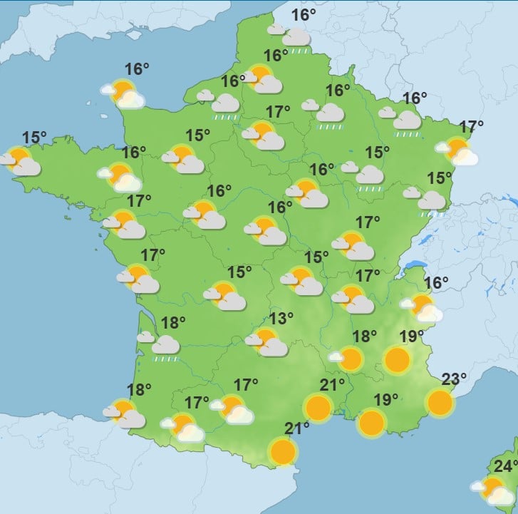 Météo : la pluie et la fraîcheur dominent dans certaines régions, voici lesquelles Météo