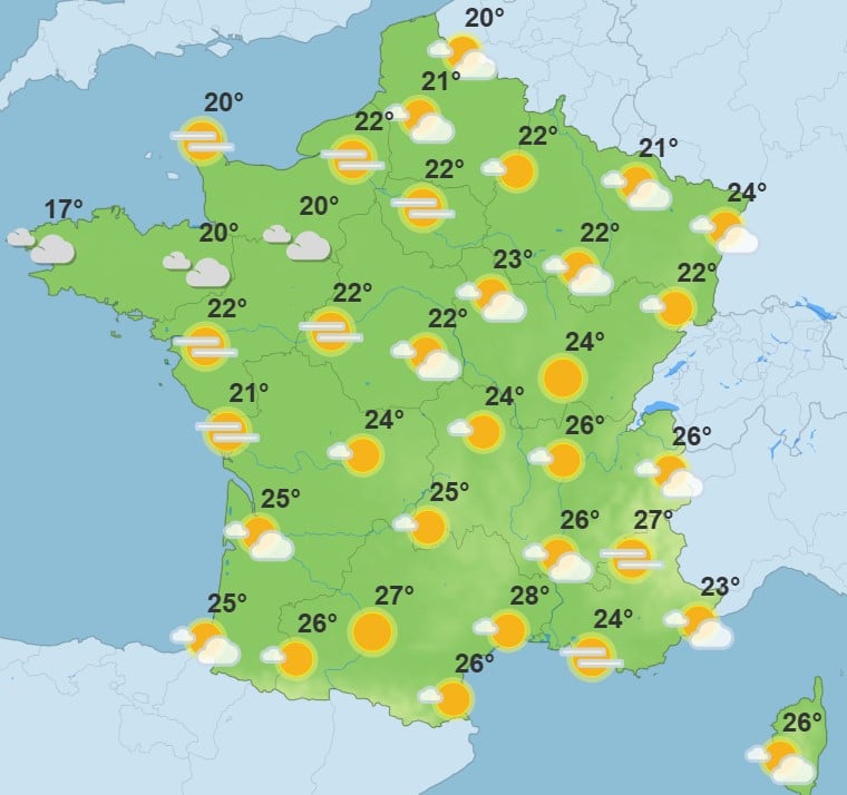 Météo : le beau temps est de retour, jusqu’où monteront les températures ce dimanche ? Météo