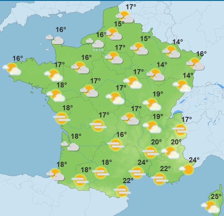 Météo : vents, orages et pluies sur une partie de la France, quelles sont les zones concernées ? Météo