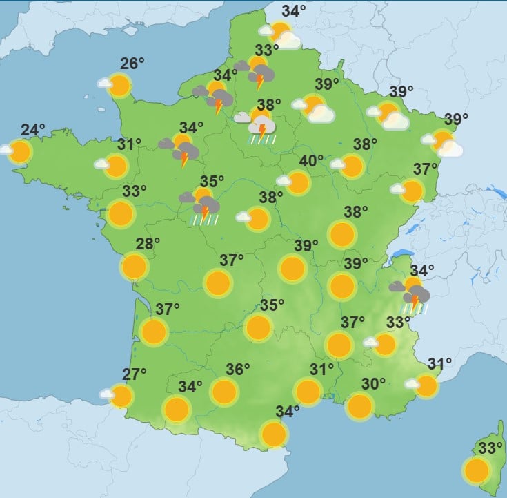 Canicule : 61 départements en vigilance rouge ce vendredi, quand cette épisode de chaleur prendra-t-il fin ? canicule