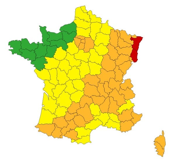 Météo : la canicule résiste dans certaines régions, voici les départements toujours en alerte rouge canicule