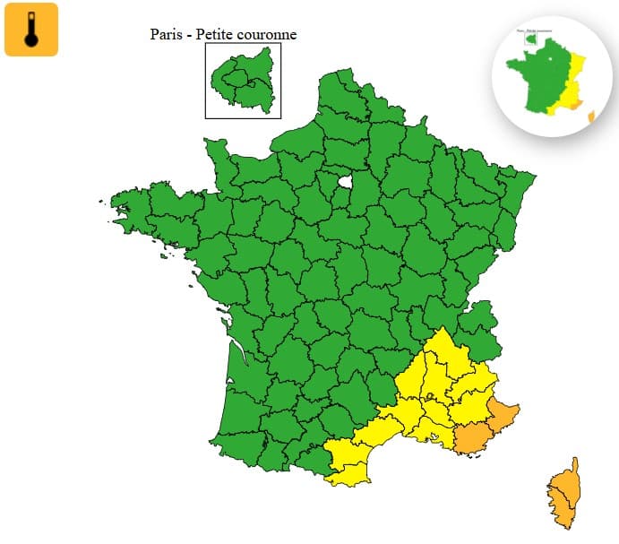 Météo : la canicule se retire mais persiste dans l’extrême sud-est, ces départements sont toujours en alerte Canicule