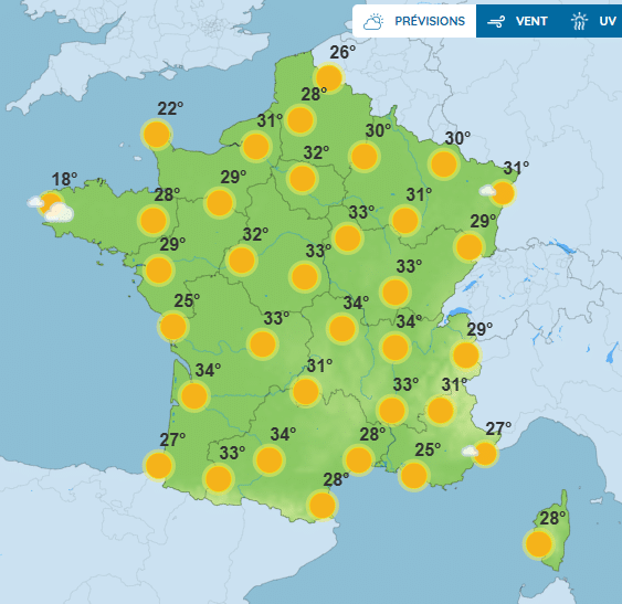 Météo : chaleur généralisée et pics à plus de 40°C, à quoi s’attendre la semaine prochaine ? Météo