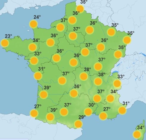 Canicule : les fortes chaleurs frappent de nouveau la France, 16 départements en vigilance orange Canicule