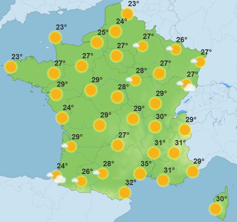 Météo : une nouvelle vague de chaleur fonce sur la France, voici les températures attendues ce vendredi chaleur