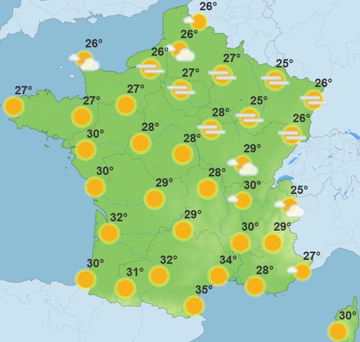 Canicule : la troisième vague frappe la France, 16 départements placés en vigilance orange Canicule