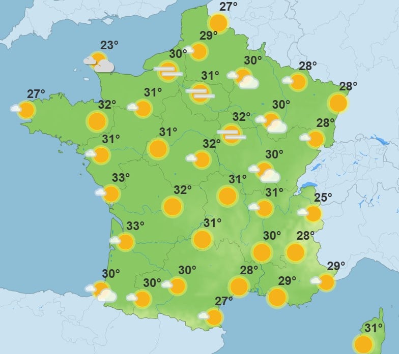 Canicule : vigilance rouge dans 37 départements ce dimanche Canicule