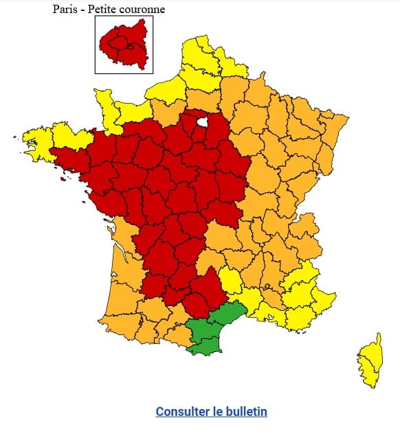 Canicule : les fortes chaleurs s’intensifient sur les trois quarts du pays, 37 départements en vigilance rouge Canicule