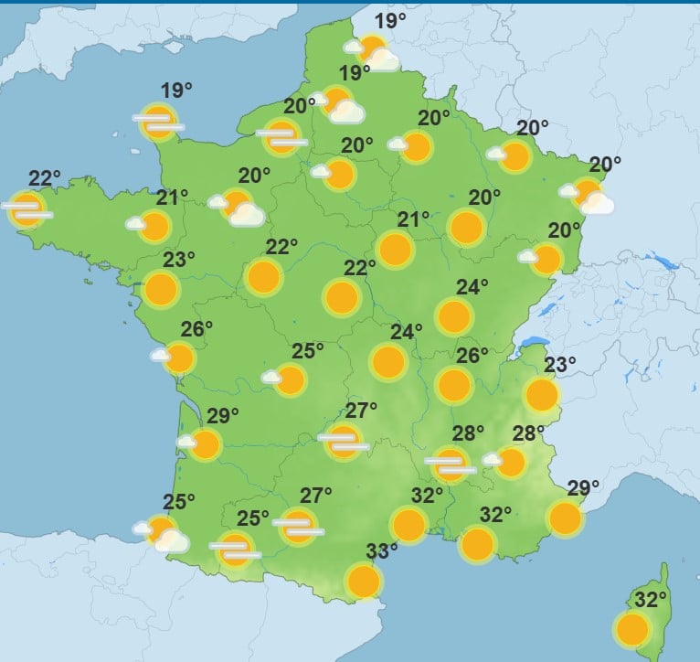 Météo : les fortes chaleurs persistent, quelles régions sont encore concernées ? Météo