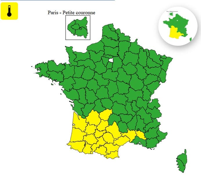 Météo : les températures s'envolent ce vendredi, 19 départements en alerte canicule Météo