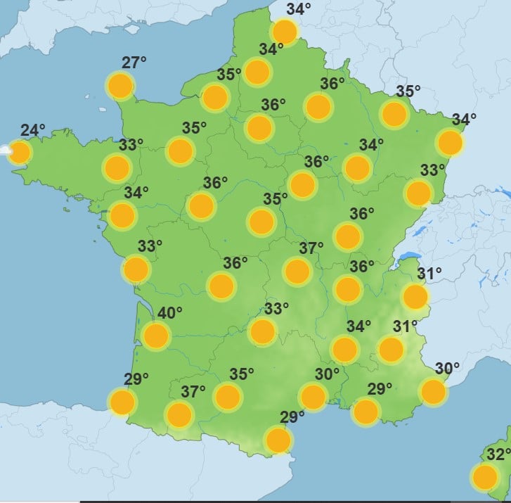 Météo : certaines régions sont frappées par de violents orages, plusieurs départements en vigilance Météo