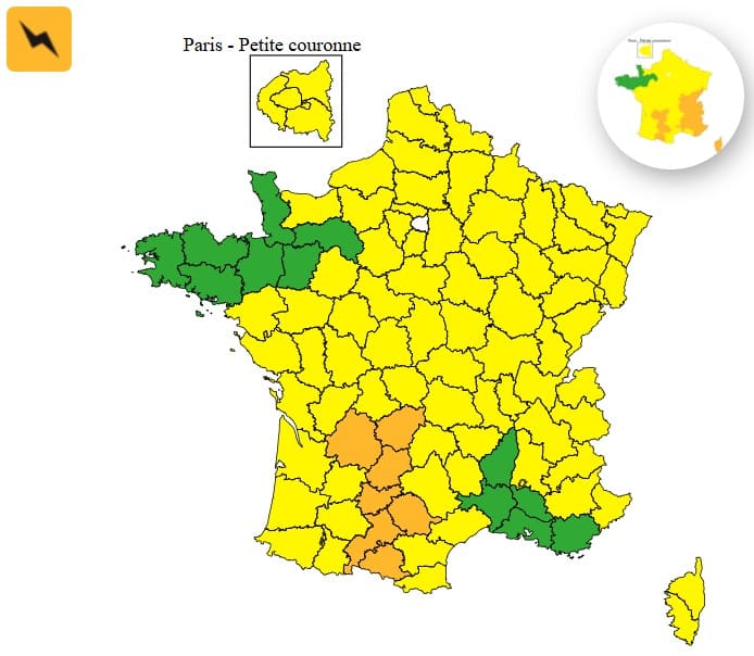 Météo : double vigilance ce lundi face à la chaleur extrême et aux orages, voici les zones concernées Météo
