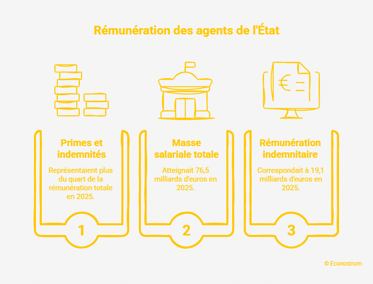 rémunération des agents de l'Etat Fonction publique : ces primes dans le viseur pour réduire les dépenses de l’État