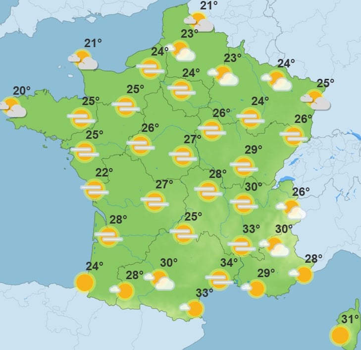 Météo : les fortes chaleurs sont de retour en France, voici les régions concernées Météo