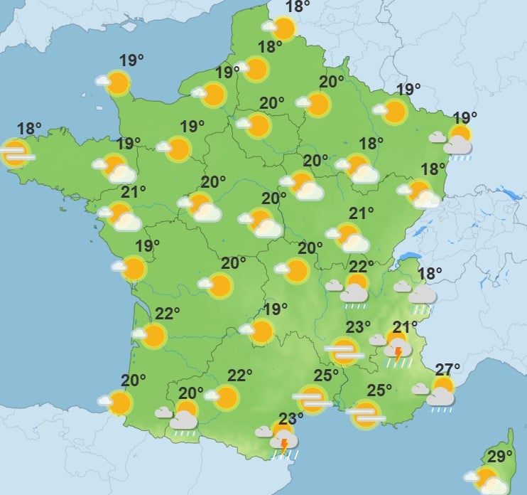 Météo : la France va passer de 40 °C à moins de 20 °C en quelques jours, voici quand les températures vont chuter météo