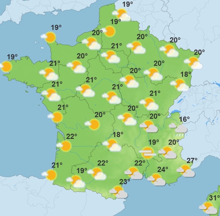Météo : fin de la chaleur, un coup de frais spectaculaire frappe plusieurs régions Météo