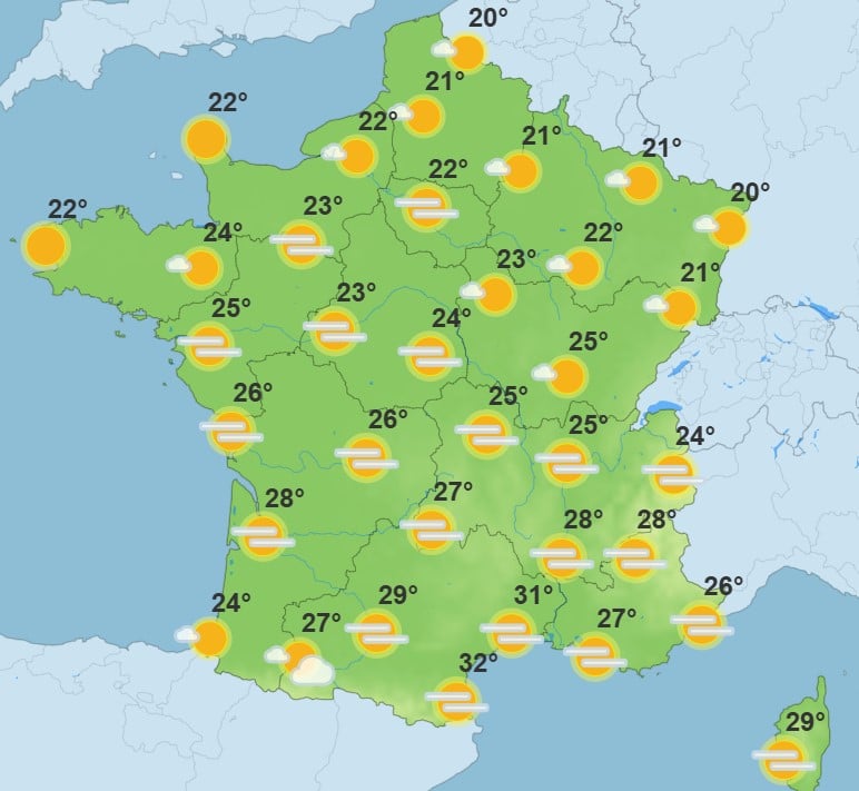 Météo : l’été refuse de partir, voici ce qui attend la France cette semaine Météo