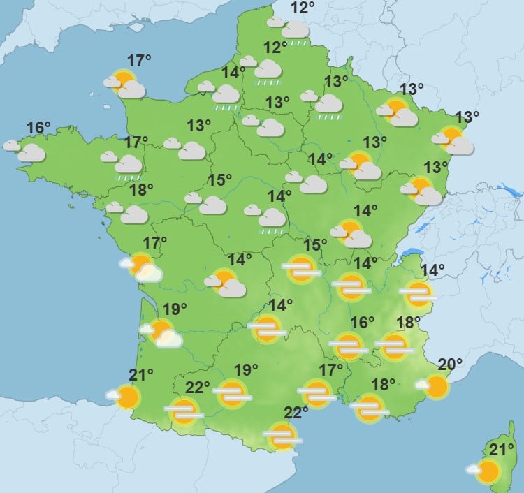 Météo : après un week-end agité, les températures vont grimper jusqu'à 23 °C en France Météo